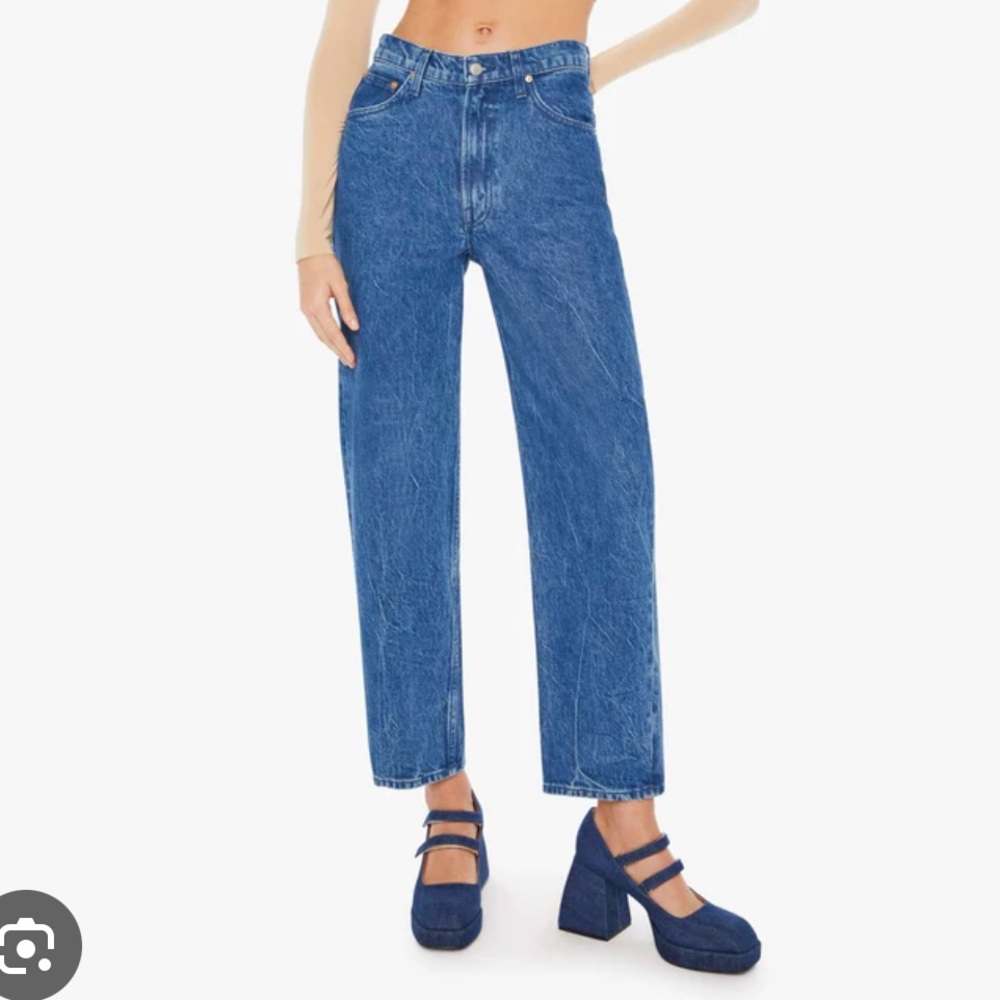 Mother Snacks! High Waisted Double Stack Straight Jean size 27 - NWOT
